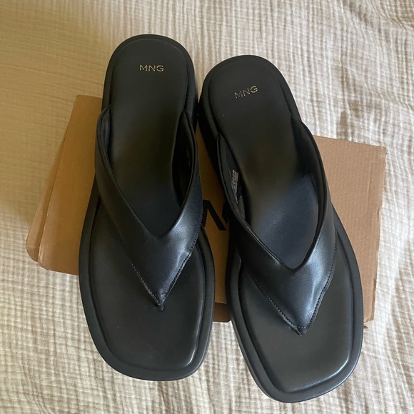 MANGO platform strap sandal - Picture 1 of 4